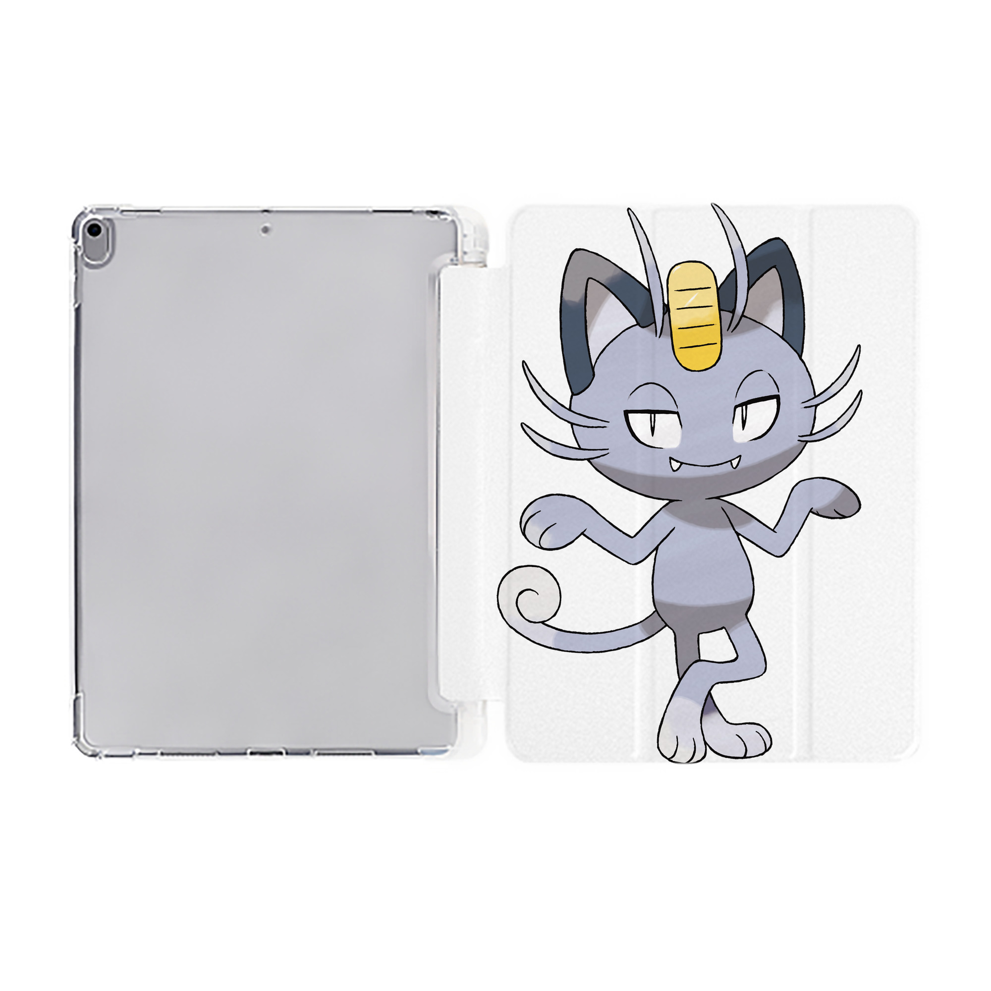 （画像用） ポケットモンスター Pokémon IPad ケース ペン収納付き 三つ折りスタンド PUレザー×シリコン 対応機種9.5/10.5/10.9インチ